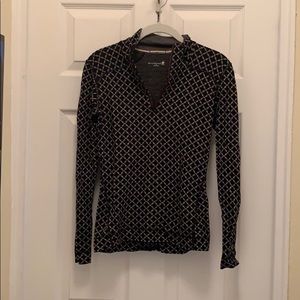 Smartwool half zip long sleeve sweater, size small
